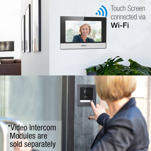Vezco VZ-INT-7ETL Video Intercom Indoor Station With 7-Inch Touch Screen