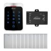 FPC-8907 Access Control Outdoor Weatherproof Keypad + Reader Standalone with Mini Controller, Pack Of 10 Proximity Cards