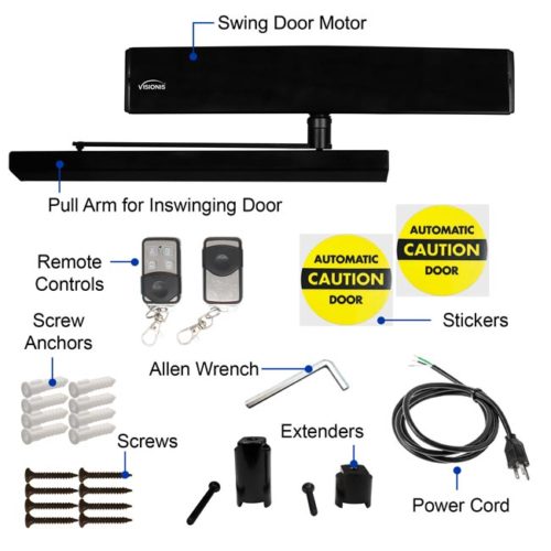 VIS-440A-SLIM-BL – automatic door opening systems features