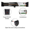 VIS-440A-SLIM-BL - remote control swing door opener