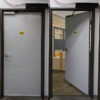 VIS-440B-SLIM-BL - electric door operator installed