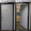 VIS-440B-SLIM – electric door operator installed