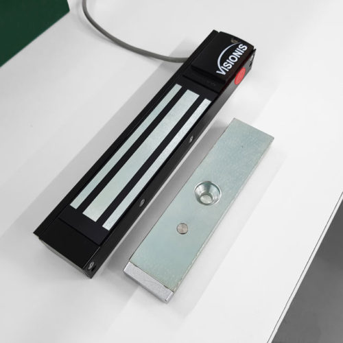VIS-ML300LED-BL - Black 300LBS Indoor Electric Lock with LED Sensor
