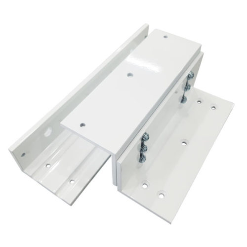 VIS-ZL1200-WH – White L and Z bracket for 1200lbs electromagnetic lock
