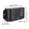 Visionis VIS-8011, Access Control + RF Wireless 433MHz + Indoor Black Receiver