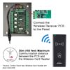 Wireless reader and receiver PCB communication distance