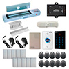 300lbs Electromagnetic Lock + WIFI Indoor/Outdoor Keypad/Reader Standalone + PIR FPC-9093