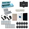 One Door Access Control 1200lbs Electromagnetic Lock + WIFI Weatherproof Keypad/Reader + PIR FPC-9095