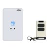 Indoor ABS No Touch Infrared Request To Exit Button With Time Delay + Built-in 433MHz Wireless receiver + 2-Button 433MHz Transmitter (Remote) Kit VIS-7102