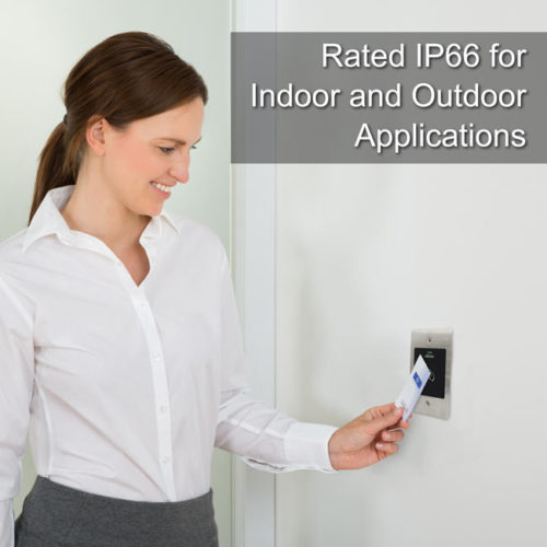 Indoor + Outdoor Rated IP66 Metal Access Control Standalone + Wiegand 26 Card Reader