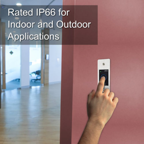Indoor + Outdoor Rated IP66 Biometric Fingerprint + Reader