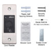 items included in the box access control fingerprint biometric card reader