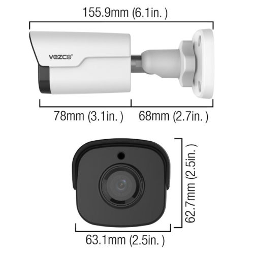 VZ-IP-BSLH5040 - 5MP LightHunter Intelligent Mini Fixed Bullet Network Camera