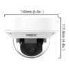 Vezco VZ-IP-BSLH5050VF - 5MP LightHunter Deep Learning Vandal-resistant Dome Network Camera