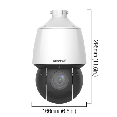 VZ-PTZ-4M25X - 4MP 25x Lighthunter Network PTZ Dome Camera