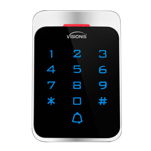 Visionis VIS-3022 - Access Control Outdoor Weatherproof Metal Housing Anti Vandal Digital Touch Keypad + Reader Standalone and Wiegand 125khz