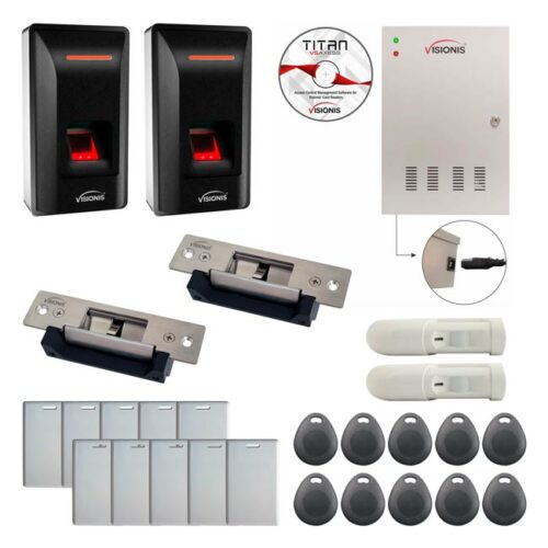 FPC-9287 Two Doors Access Control Electric Strike Fail Safe Fail Secure Time Attendance