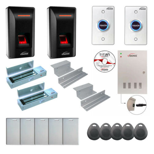 FPC-9311 2 Door Professional Access Control For Inswing Door Electric Lock