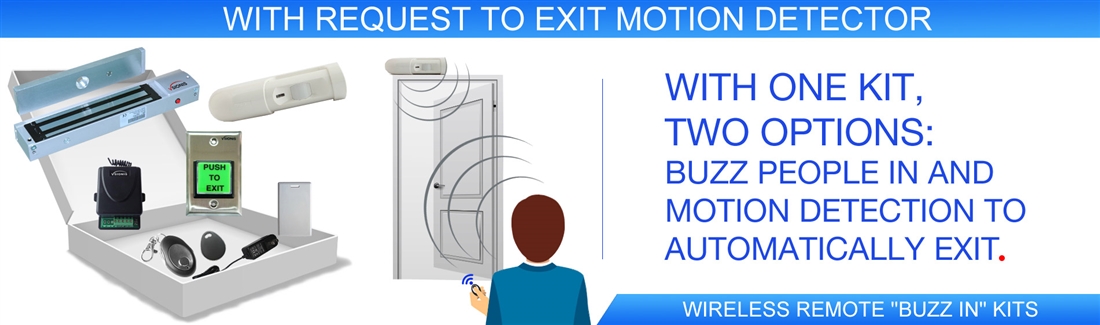 With Request to Exit Motion Detector