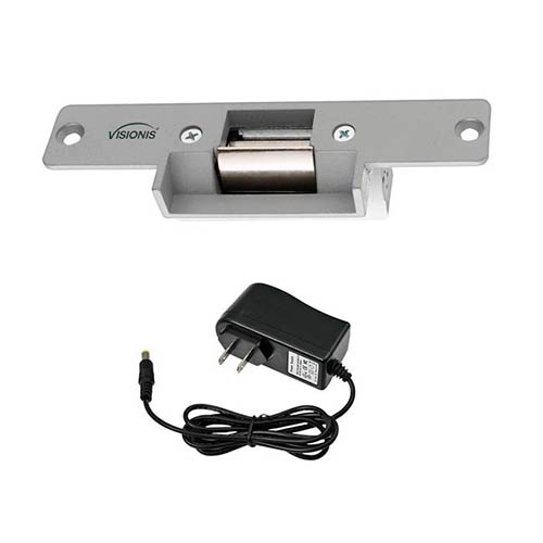 FPC-5390 1,100lbs Stainless steel Electric Door Strike for Wood and Metal Doors 12V Fail Secure Normally Open