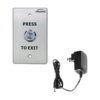FPC-5432 Door Bell Type With Blue Led Request To Exit Button For Door Access Control With Power Supply