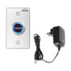 FPC-5437 Ultra Thin Request To Exit Button With LED Light For Door Access Control and Power Supply