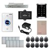 FPC-5448 One Door Access Control Electric Drop Bolt Lock 1,700lbs with VIS-3000 Outdoor Weather Proof Keypad / Reader Standalone No software EM card Compatible 2000 Users Kit