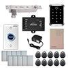 FPC-5450 One Door Access Control Electric Drop Bolt Lock Fail Secure 2,200lbs with VIS-3000 Outdoor Weather Proof Keypad / Reader Standalone No software EM card Compatible 2000 Users Kit