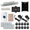 FPC-5459 One Door Access Control 1,700lbs Electric Drop Bolt with Time delay Fail Safe With VIS-3000 Outdoor Weather Proof Keypad / Reader Standalone no software EM card Compatible 2000 Users with PIR Kit