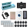 Visionis FPC-5644 One Door Access Control Out Swinging Door 1200lbs Maglock With VIS-3005 Outdoor Weather Proof Slim Metal Touch Keypad/ Reader Standalone No Software EM Card Compatible 2000 Users Kit