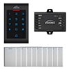 FPC-5670 VIS-3002 Access Control Indoor Only Plastic Housing Keypad Reader Stand Alone No Software 125KHZ EM Card Compatible 500 Users With DoorBell and a pack of 10 Proximity Cards