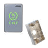 Visionis FPC-6310 Touch Sensitive Type Slim Size Exit Button for Door Access Control with LED with Zinc Alloy Gang Box