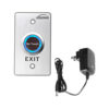 Visionis FPC-6322 Stainless Steel No touch Infrared Request to Exit Button with Time Delay Mid Size with Power Supply