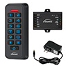 FPC-6422 Visionis VIS-3008 Access Control Black Outdoor IP66 Weatherproof Card Reader/Keypad Standalone No Software Wiegand 26-37 Bits 125KHz EM Cards 1,000 Users and a Power supply Included