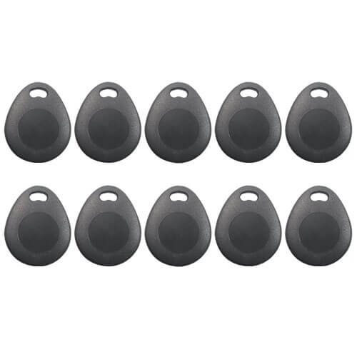 Visionis VIS-Akeytag Access Control Proximity contactless Smart Entry Keyfob 26 bit 125khz Pack of 10